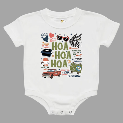 Hoa Hoa Hoa Twilight Spooky Baby Bubble Romper