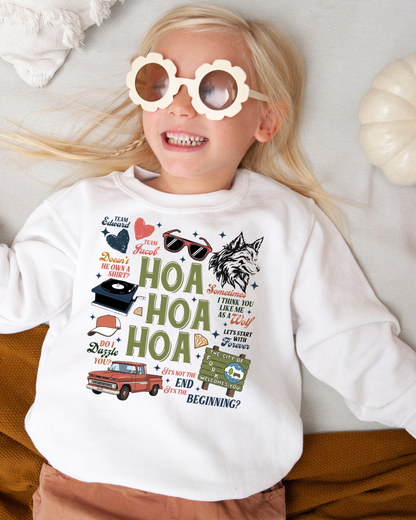 Hoa Hoa Hoa Twilight Spooky Youth Graphic Sweatshirt