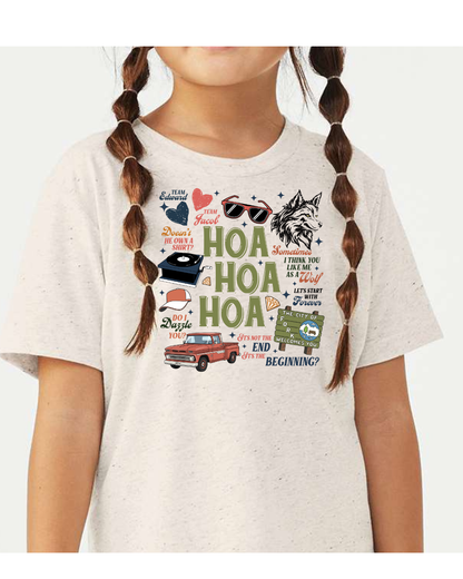 Hoa Hoa Hoa Twilight Spooky Youth Graphic Tee