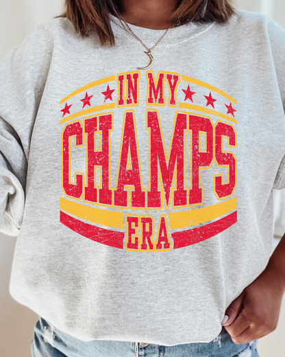 In My CHAMPS Era NFL X Taylor Adult Graphic Crewneck Pullover