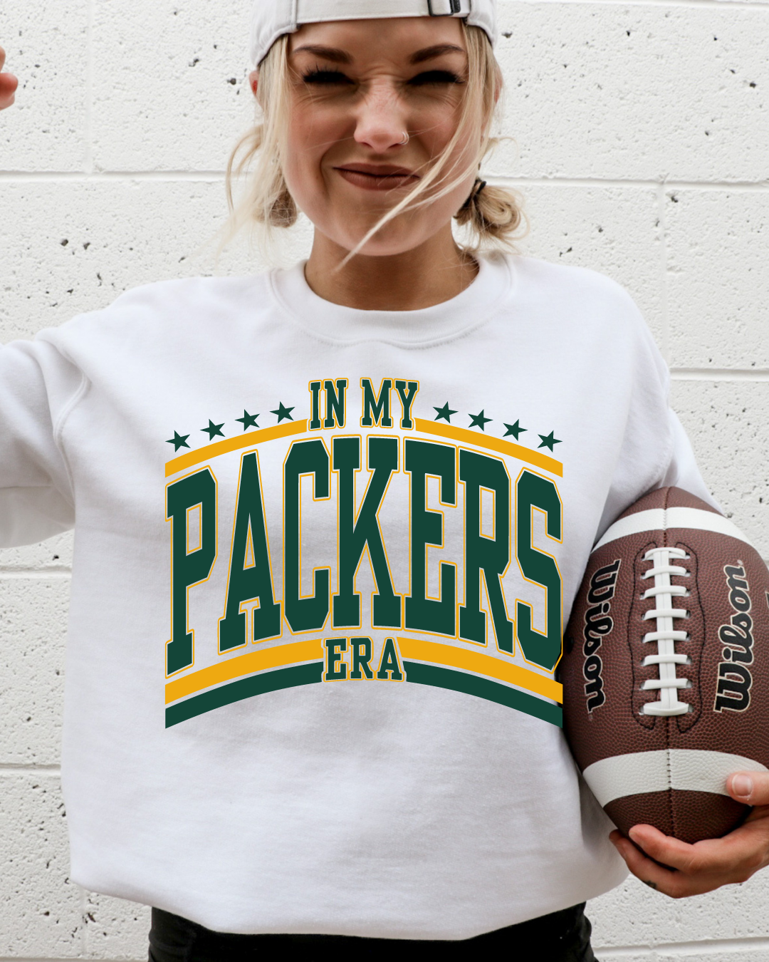 In My Packers Era NFL Adult Graphic Crewneck Pullover