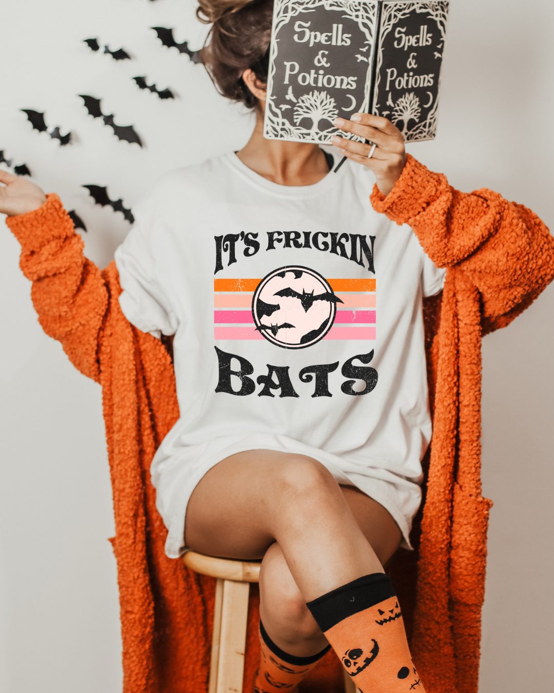 It's Frickin Bats Spooky Adult Tee