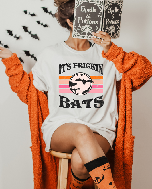 It's Frickin Bats Spooky Adult Tee