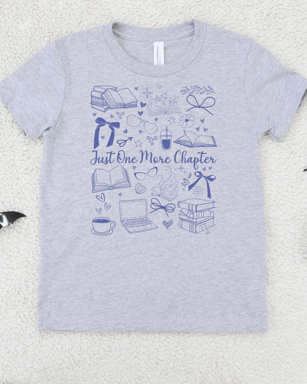 Just One More Chapter Doodles Booktok Toddler Graphic Tee