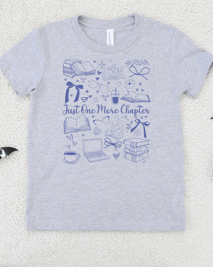 Just One More Chapter Doodles Booktok Toddler Graphic Tee
