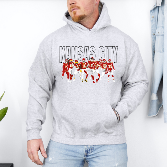 Kansas City Chiefs Team Adult Graphic Hoodie
