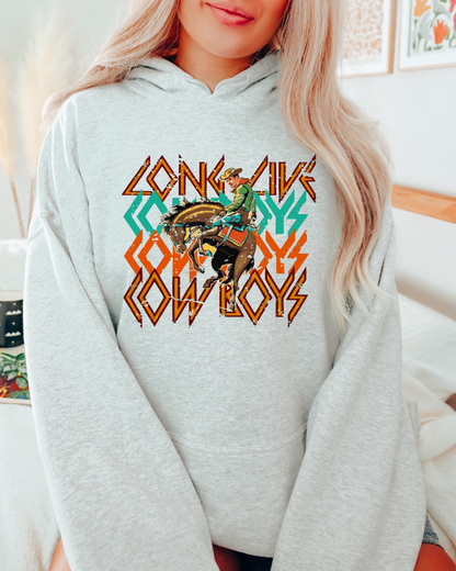 Long Live Cowboys Adult Graphic Hoodie