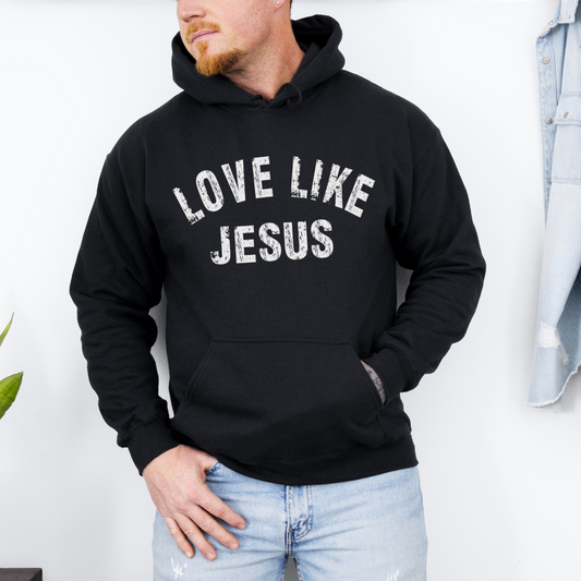 Love Like Jesus Christian Adult Graphic Hoodie