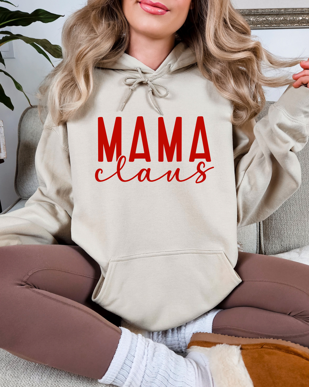 Mama Claus Adult Graphic Hoodie