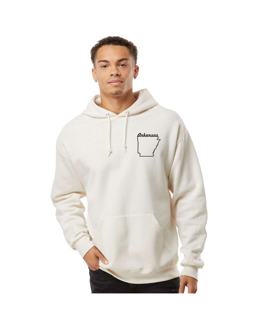 Meet Me At Reynolds Stadium Arkansas Adult Hoodie (Black)