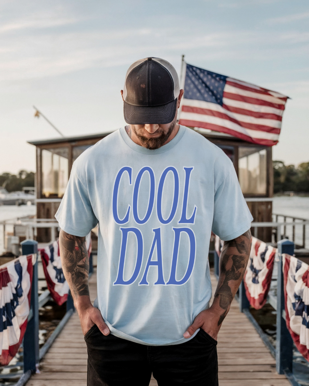 Cool Dad Adult Graphic Tee