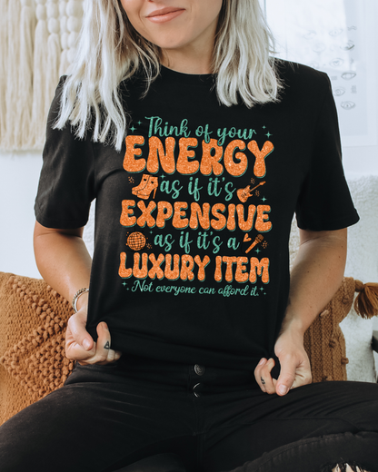 My Energy Is Expensive Taylor Swift Adult Graphic Tee