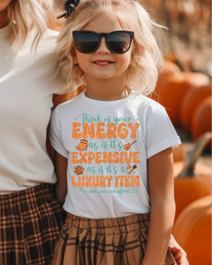 My Energy Is Expensive Taylor Swift Toddler Graphic Tee