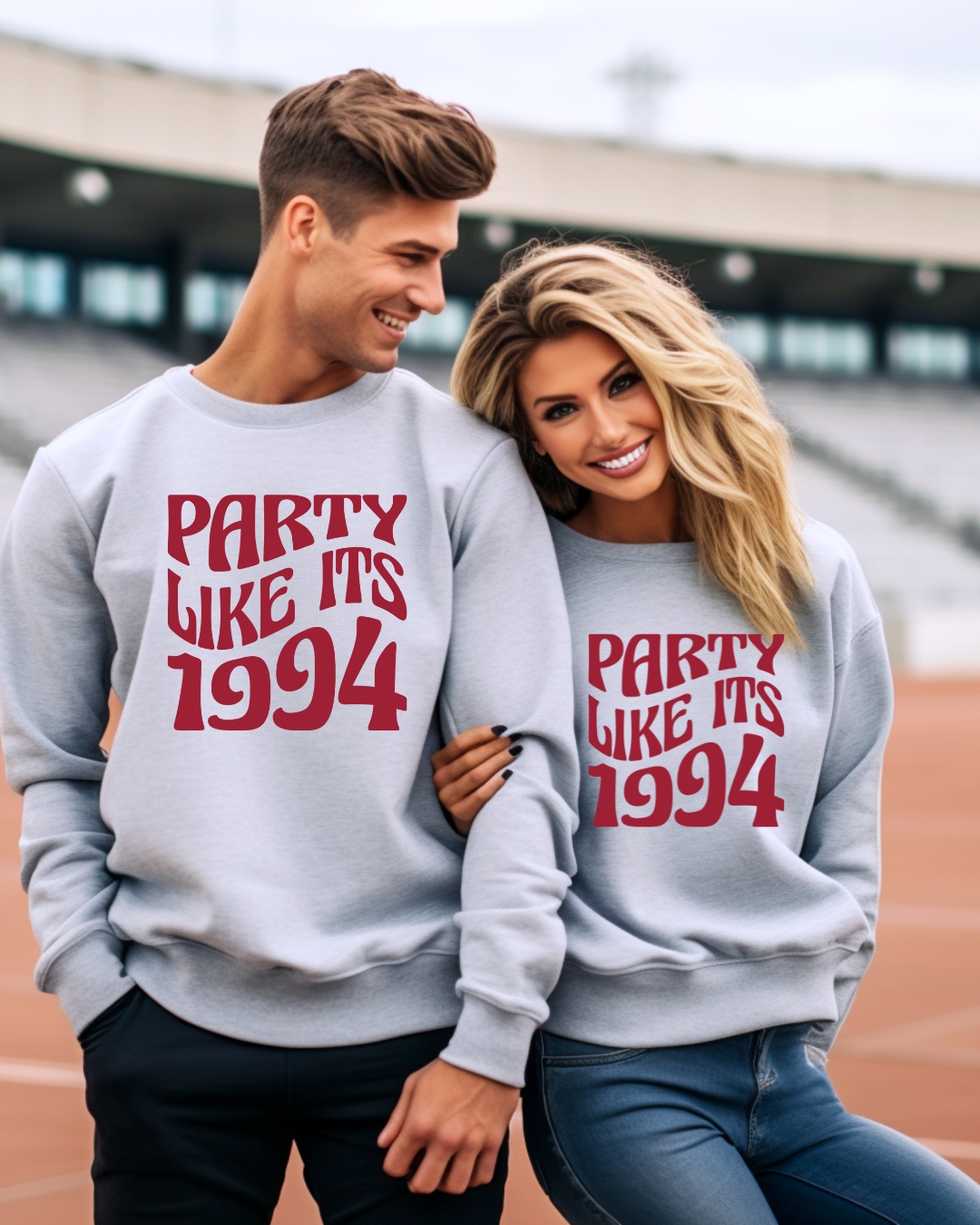 Party Like It's 1994 Arkansas Basketball Adult Crewneck Pullover (RED)