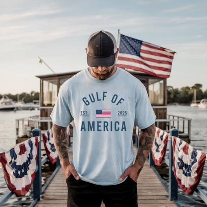 Gulf Of America USA Adult Graphic Tee