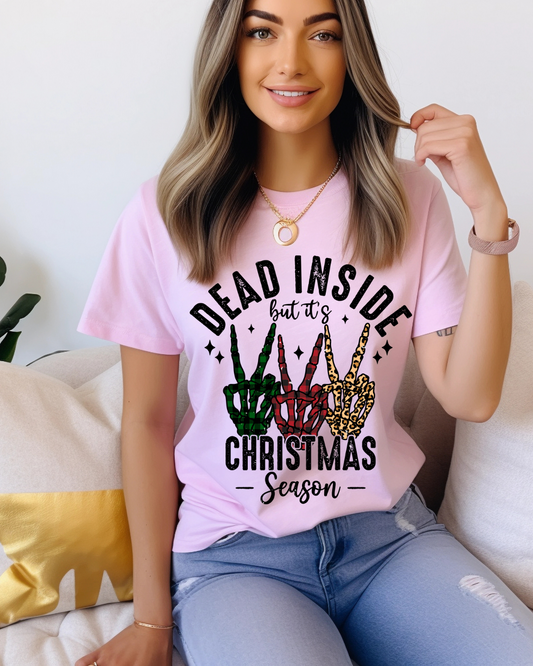 Dead Inside Christmas Adult Tee