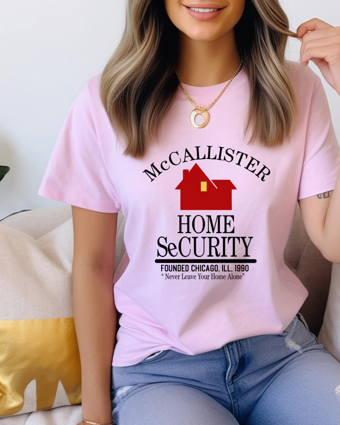Home Alone- McCallister Home Security Christmas Adult Tee