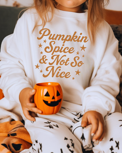 Pumpkin Spice Youth Graphic Sweatshirt