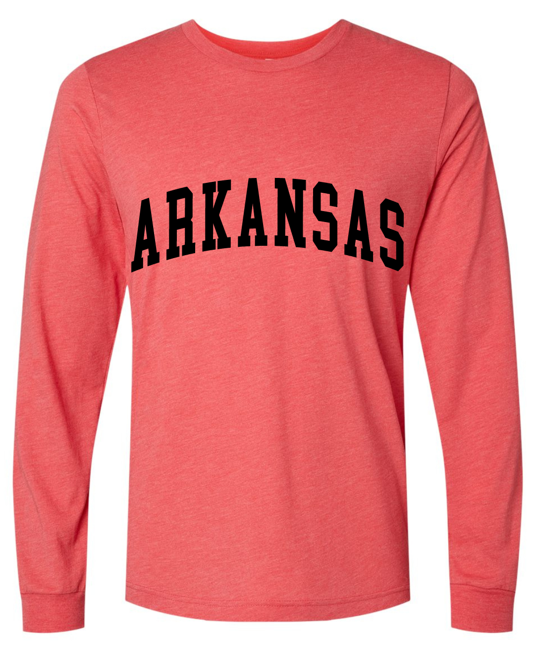 Collegiate Arkansas Adult Long Sleeve Tee