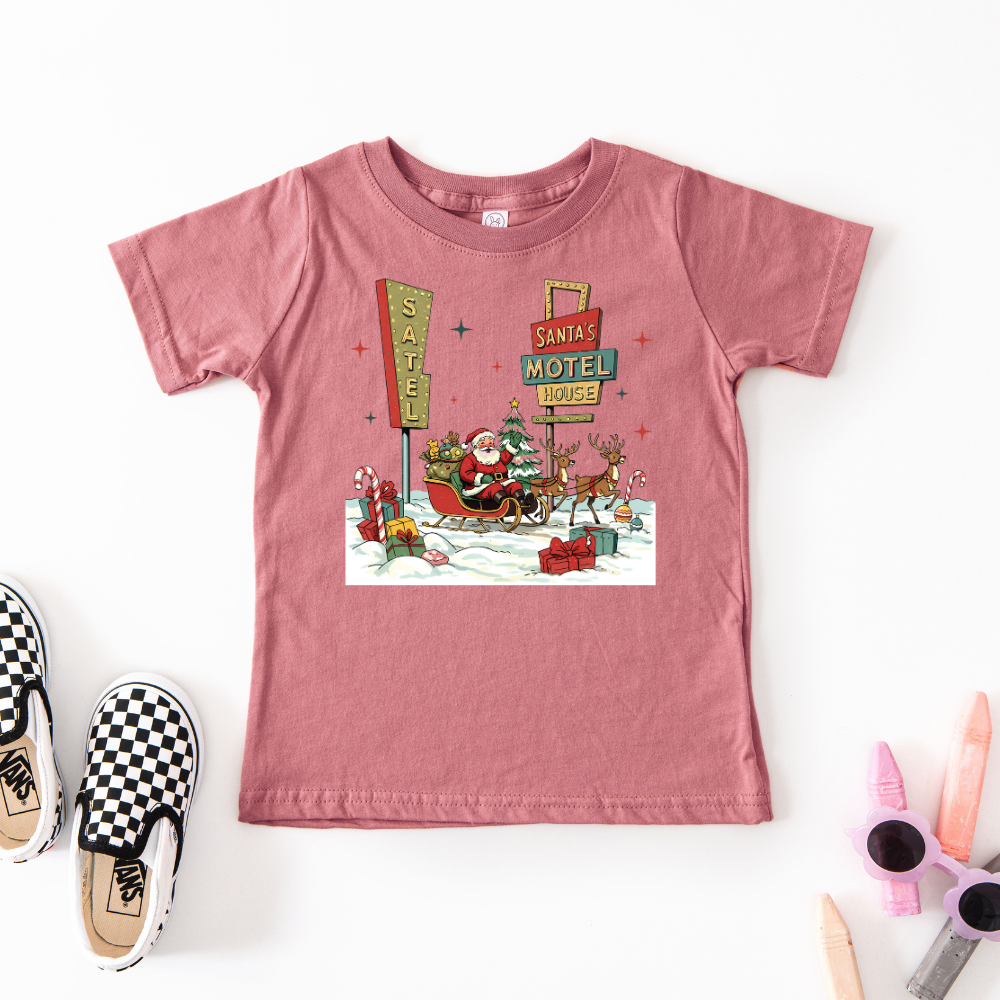 Santa's Christmas Motel Toddler Graphic Tee