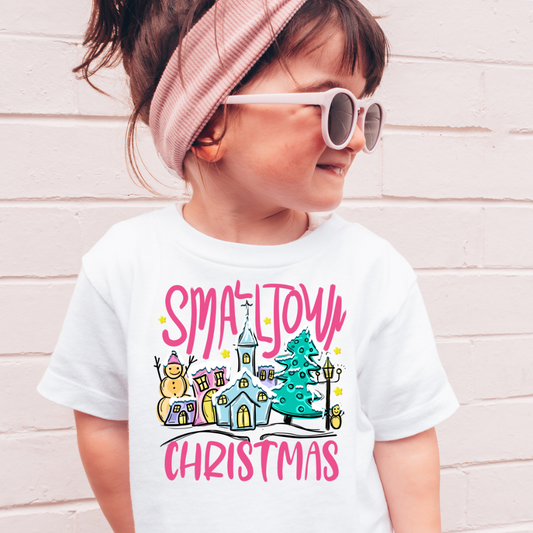 Small Town Christmas Vibes Toddler Graphic Tee