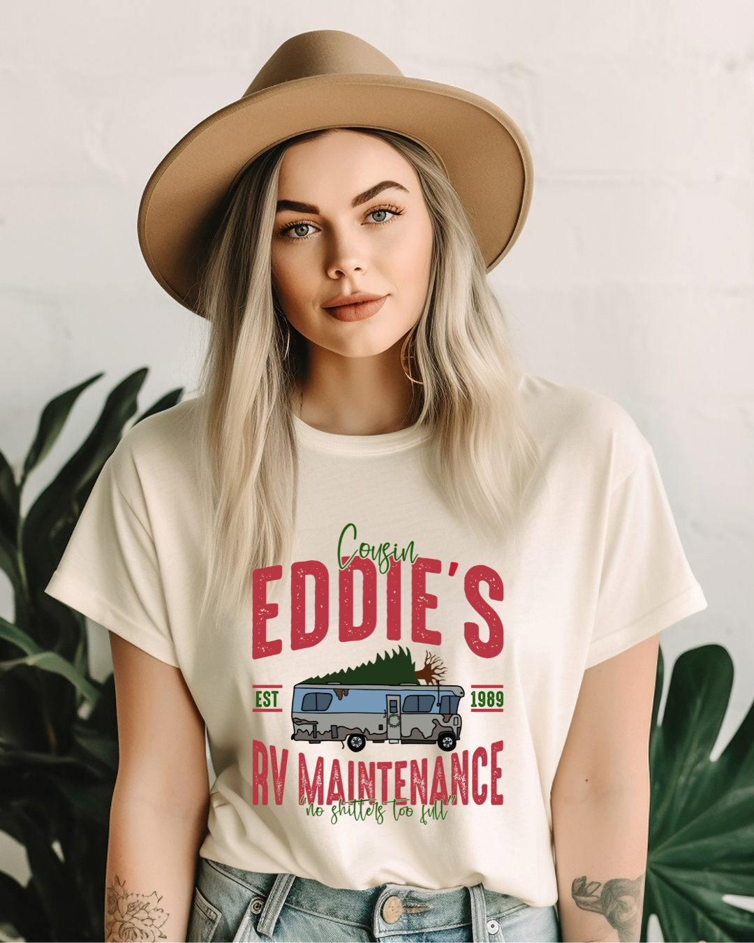 Cousin Eddie's RV Maintenance Christmas Adult Tee