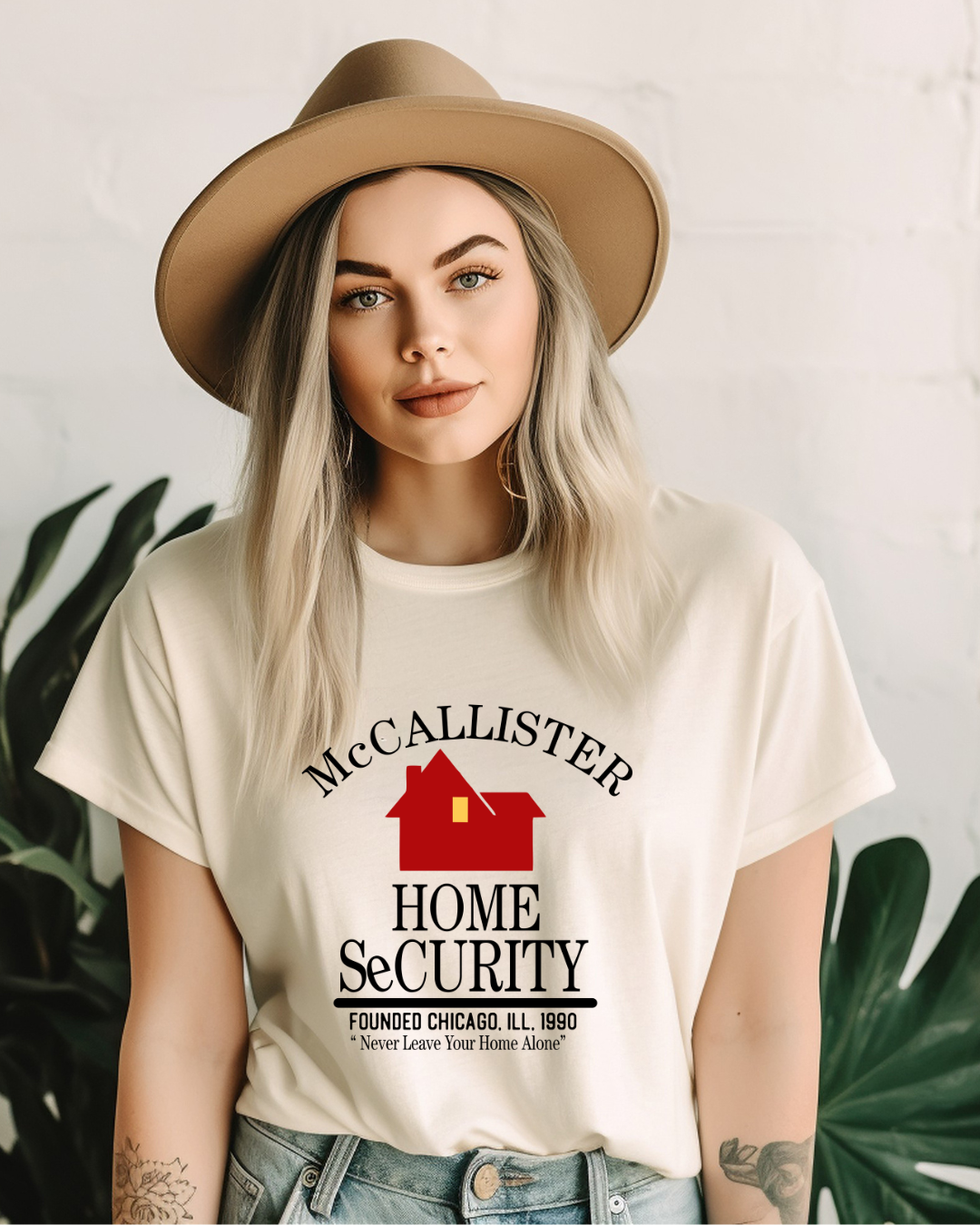 Home Alone- McCallister Home Security Christmas Adult Tee
