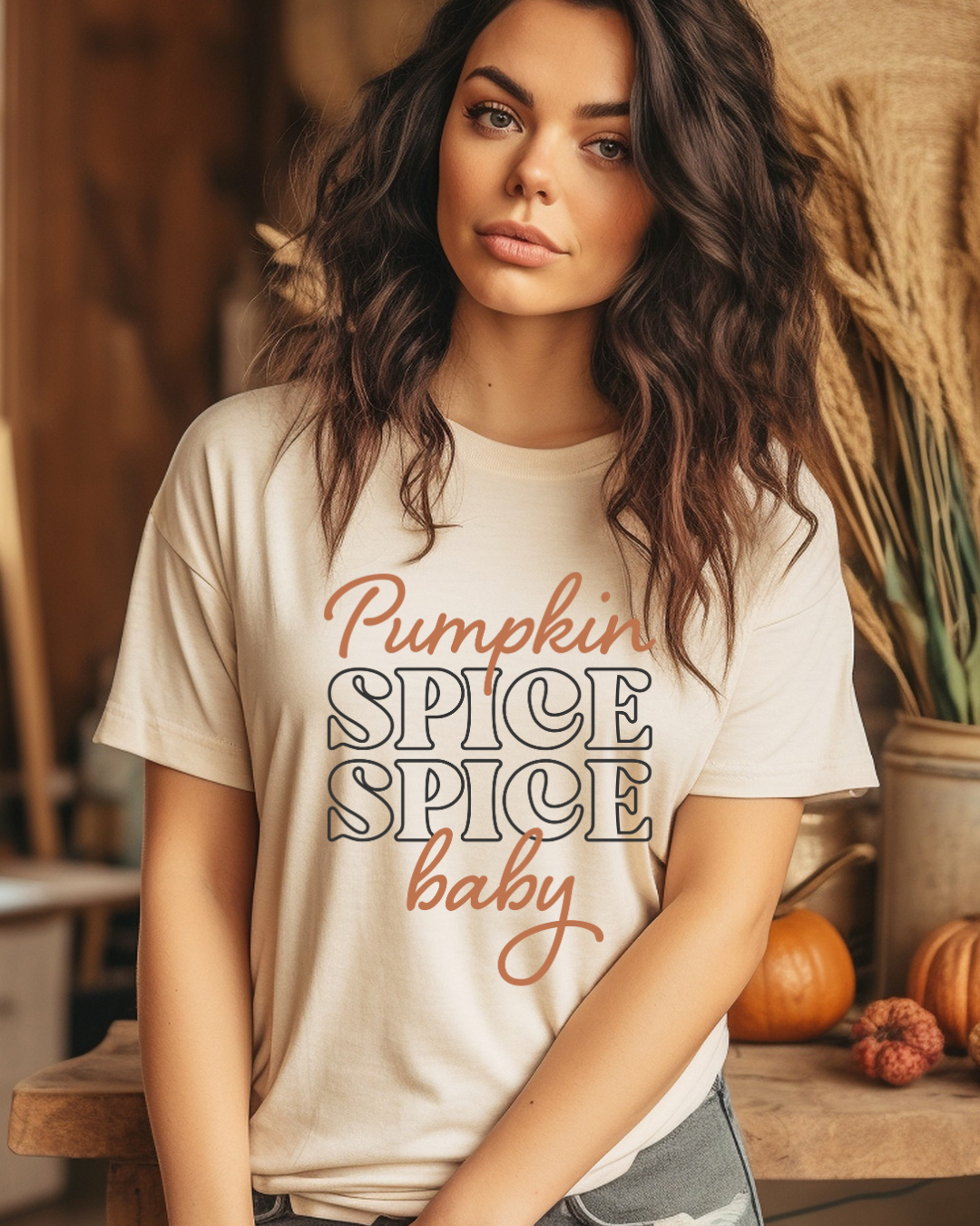 Pumpkin Spice Spice Baby Fall Adult Tee