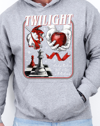 So the Lion Fell in Love with the Lamb Twilight Adult Graphic Hoodie