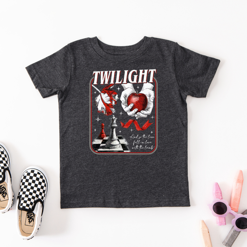 So the Lion Fell in Love with the Lamb Twilight Toddler Graphic Tee