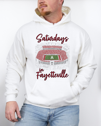 Stadium Saturdays Adult Graphic Hoodie