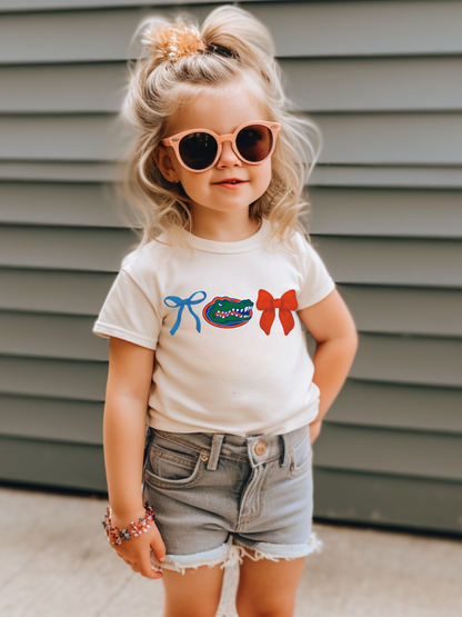 Florida Gators Bow Toddler Graphic Tee