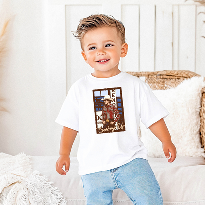 Cowboy Up Western Toddler Graphic Tee