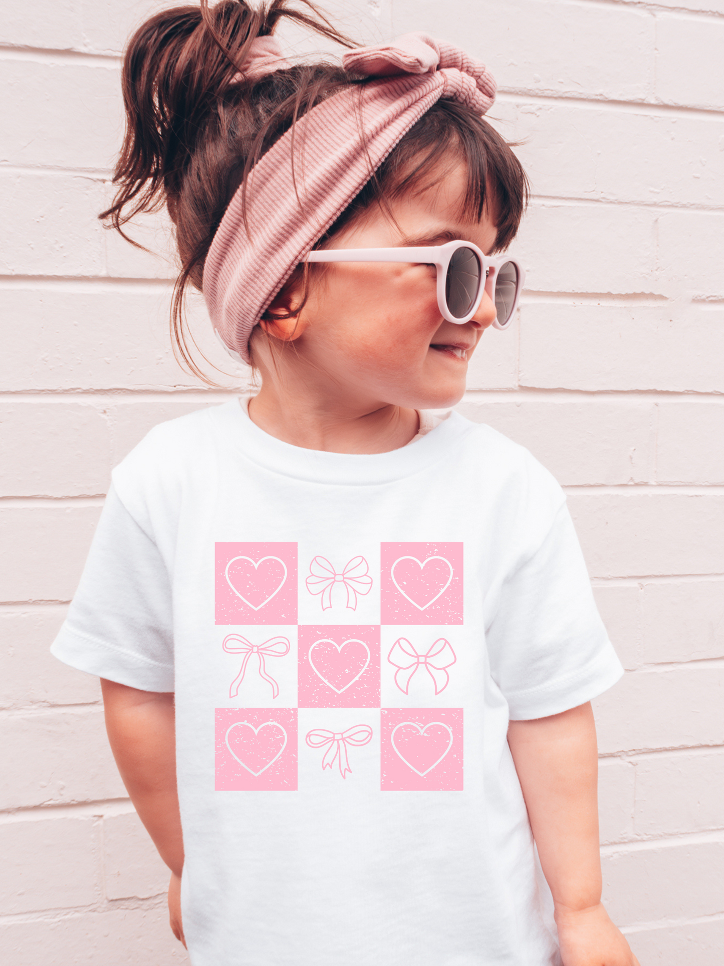 Retro Valentines Coquette Toddler Graphic Tee