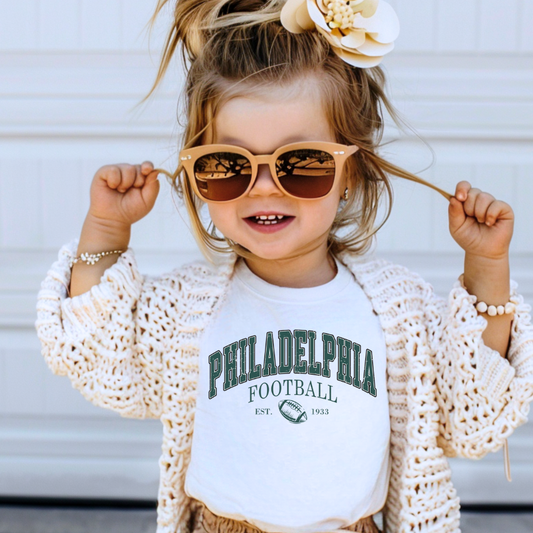 Philadelphia Eagles Football 1933 Toddler Graphic Tee