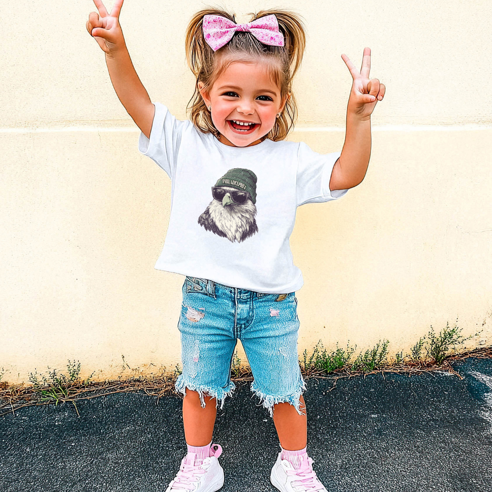 Philadelphia Eagles Beanie Toddler Graphic Tee