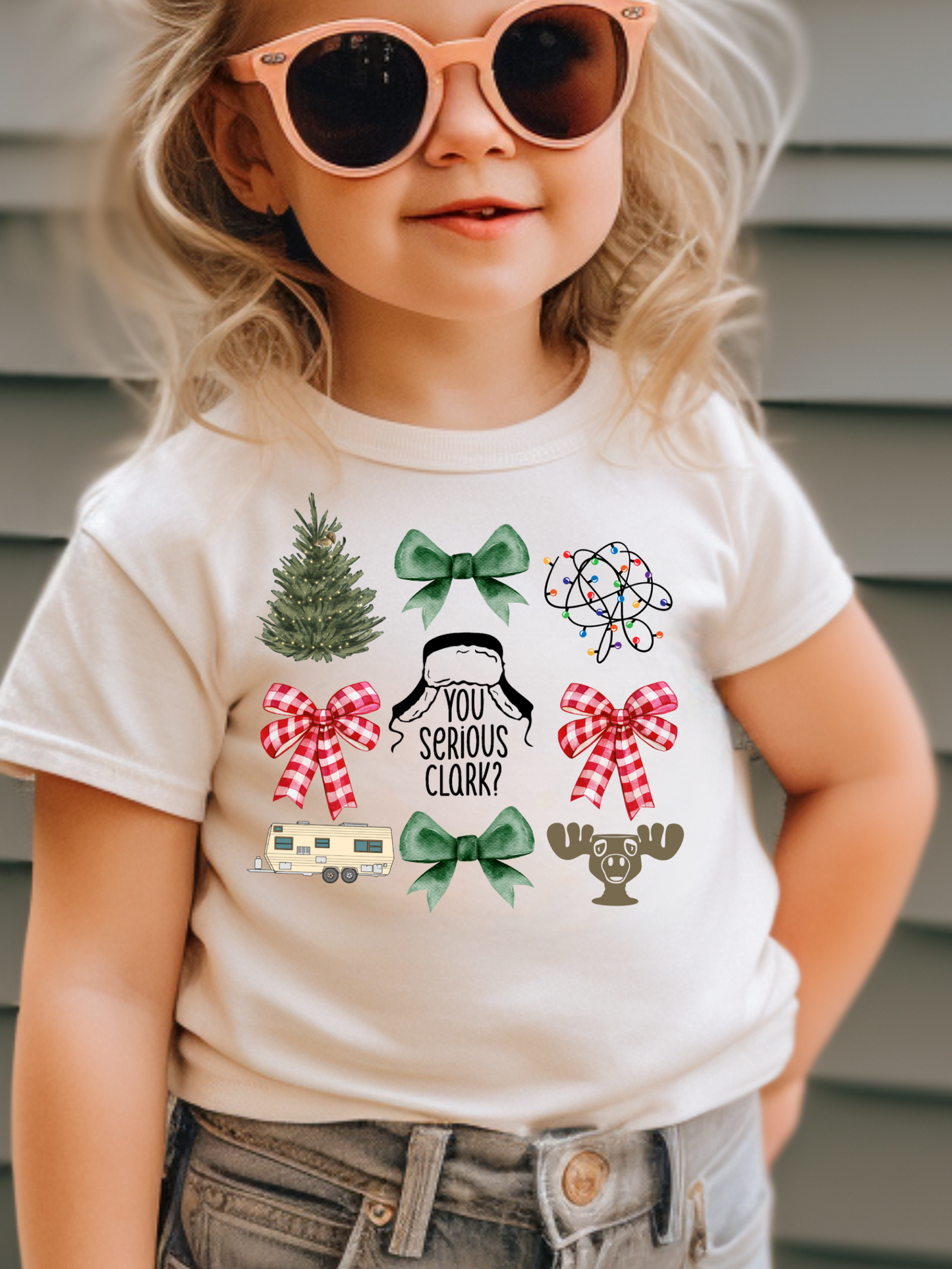 You Serious Clark Coquette Christmas Toddler Graphic Tee