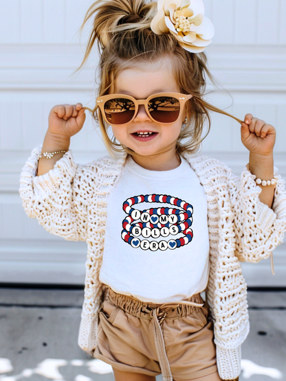 In My Bills Era Friendship Bracelets Buffalo Toddler Graphic Tee