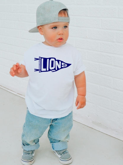 Lions Pennant Detroit NFL Toddler Graphic Tee