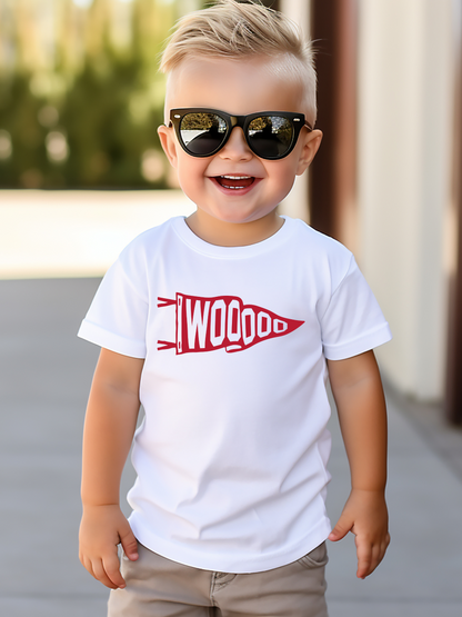 WOOOO Arkansas Razorbacks Toddler Graphic Tee