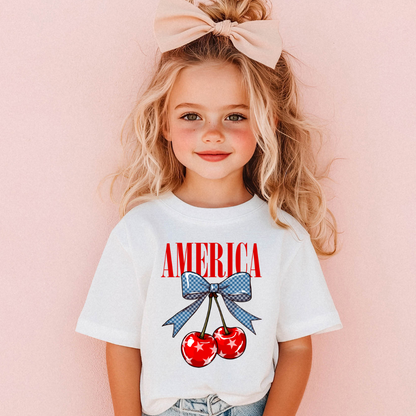 American Cherries Toddler Graphic Tee