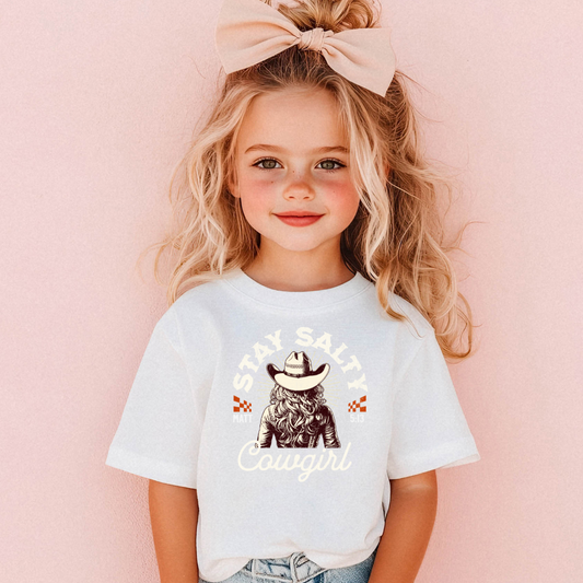 Stay Salty Cowgirl Toddler Graphic Tee