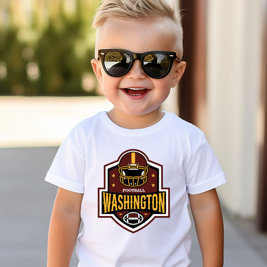 Washington Commanders Helmet Toddler Graphic Tee