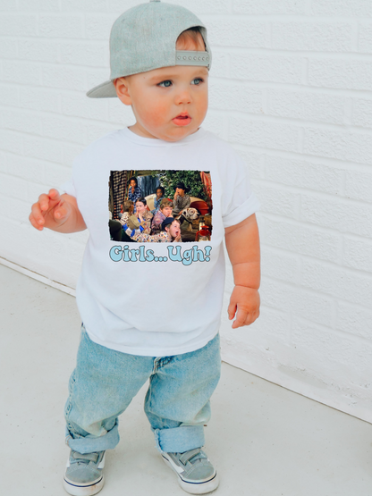 Girls Ugh Distressed Toddler Graphic Tee