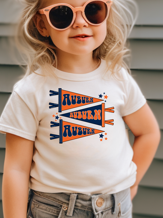 Auburn PennantsToddler Graphic Tee