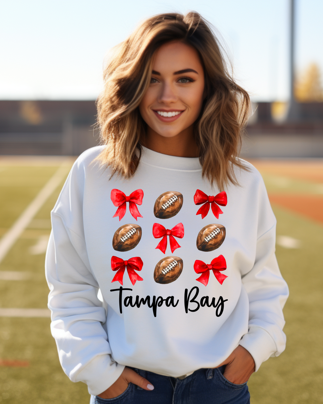Tampa Bay Croquette Adult Graphic Crewneck Pullover