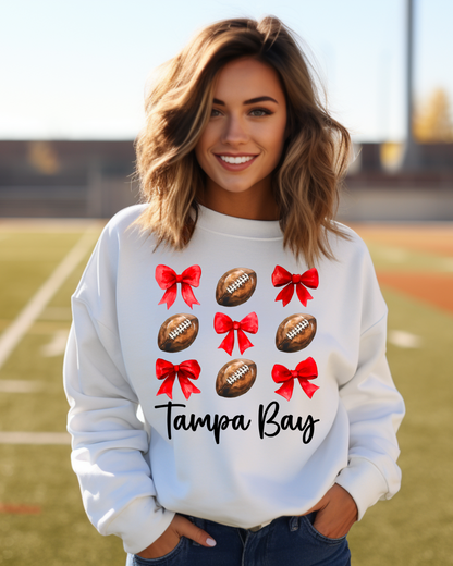 Tampa Bay Croquette Adult Graphic Crewneck Pullover