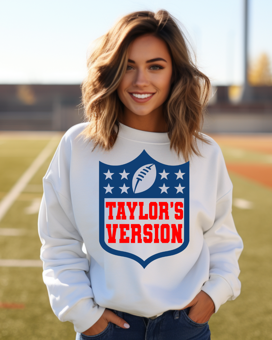 Taylor's Version NFL X Taylor Adult Graphic Crewneck Pullover
