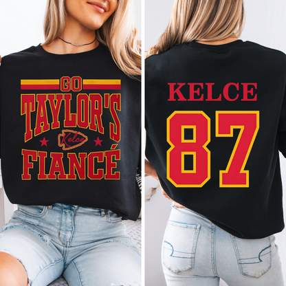 Taylors Fiancé Adult Graphic Crewneck Pullover