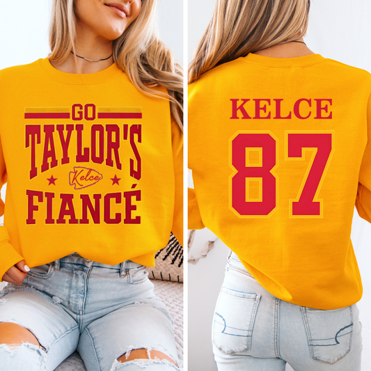 Taylors Fiancé Adult Graphic Crewneck Pullover